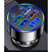 6 In 1 Multi-port Car Charger